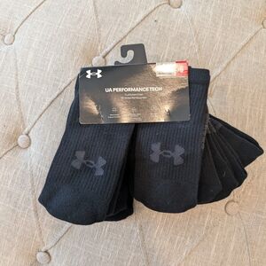 Under Armour Black Performance Tech Socks